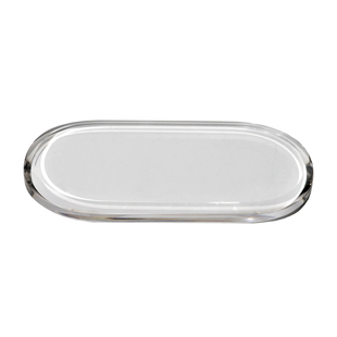 一匚轻奢现代ins水晶艺术椭圆香薰托盘样板间餐厅售楼处桌面摆件