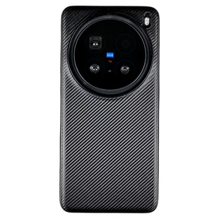 适用vivo X200手机壳碳纤维纹理x300保护套高档商务皮套男士x200pro外壳高级感凯拉夫纹皮套X300pro壳新款