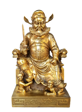 黄铜家居摆件天师钟馗铜像