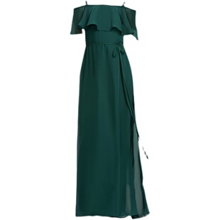 小女孩雪纺公主裙儿童礼服长款钢琴演出服女童音乐会小提琴演奏夏