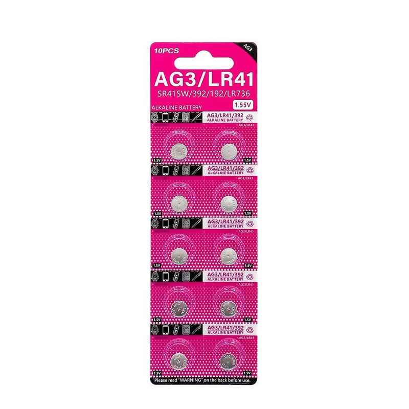 AG3/LR41/3/L736/392A纽扣电池