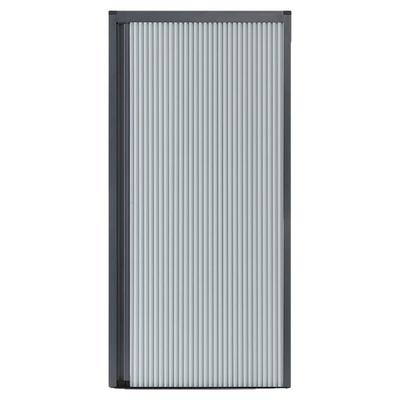 赛莱雅铝合金蜂巢折叠门保暖遮光