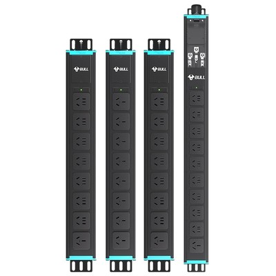 公牛pdu机柜插座大功率32A输入8000W机房工程专用铝合金无线插排