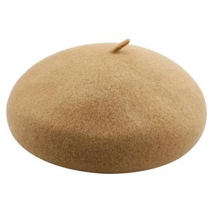 羊毛贝雷帽女秋冬季百搭英伦复古蓓蕾帽韩版气质文艺日系画家帽子