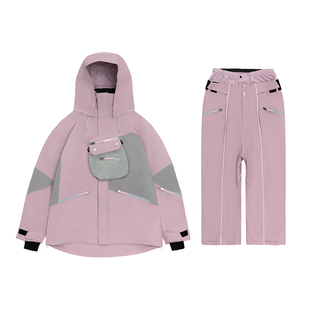 VECTOR玩可拓滑雪服女套装男冲锋滑雪装备裤冬季防水女款男款雪衣