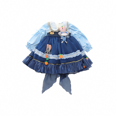 女童连衣裙兔子警官洛丽塔公主裙