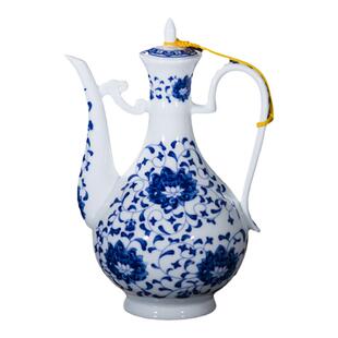 陶瓷酒壶家用套装大容量烈酒壶清酒具青花瓷釉下彩景德镇制中式壶