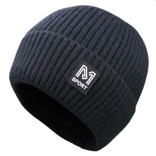 毛线帽男秋冬帽子加绒帽子男款冬季帽子男士2025新款冷帽针织帽