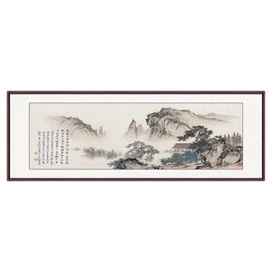 钦若山水画实木画框高清品质