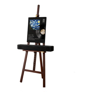 ECO专业艺术实木装饰壁画音响画架音响落地支架
