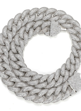 Mr.Bling密集气泡20mm满钻古巴链