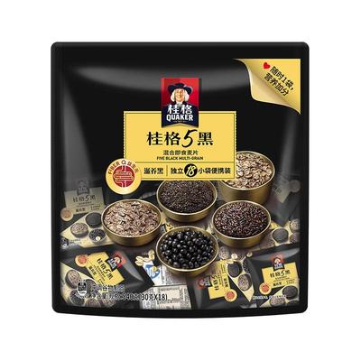 桂格5系麦片5黑即食混合燕麦