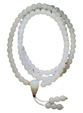 精选多圈包邮念珠和田玉籽料老型