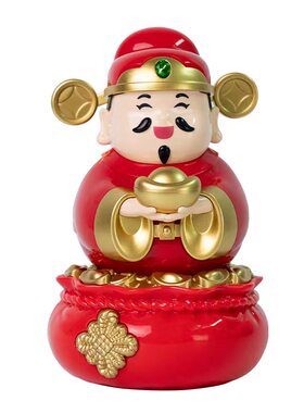 财神到我家，点头平安财神爷