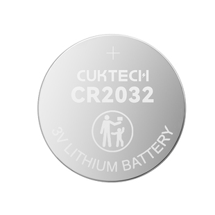 CUKTECH酷态科纽扣电池3V无汞无镉型号CR2032适用于汽车钥匙手表电子秤遥控器计算器大容量持久耐用锂电池