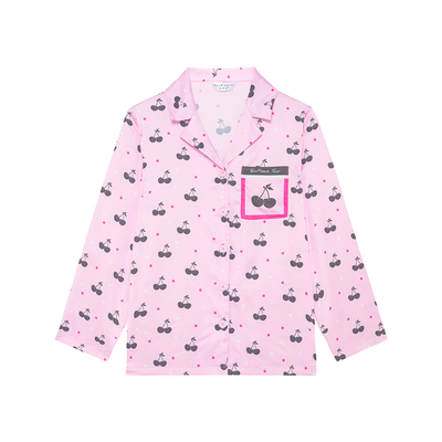 汝曼司女冰丝原创芭比樱桃睡衣