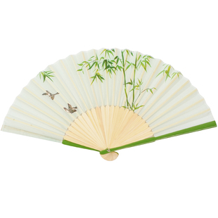 7寸古风小扇子古风折扇中国风跳舞蹈扇夏季折叠便携扇汉旗袍道具