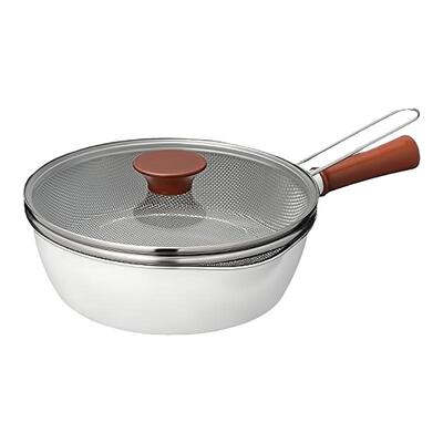 家用日本平底炒锅不粘