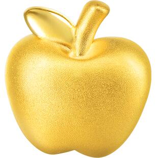 周生生charme足金苹果手链串珠转运珠黄金吊坠85391C