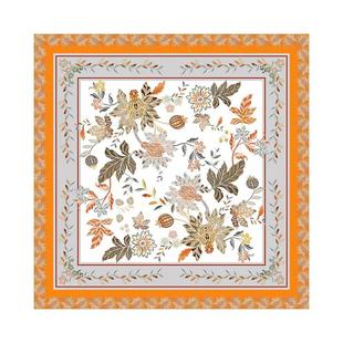 上海故事2025新款桑蚕丝真丝中方巾女丝巾扣套装新意礼盒生日礼物