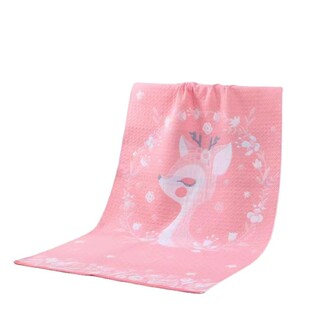 纯棉纱布浴巾大人家用吸水不掉毛速干成人夏季毛巾女洗澡沙滩巾鹿