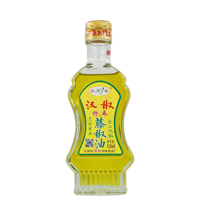 汉椒特麻藤椒油120ML*24瓶凉拌点蘸火锅提香调味油产青花椒油整箱