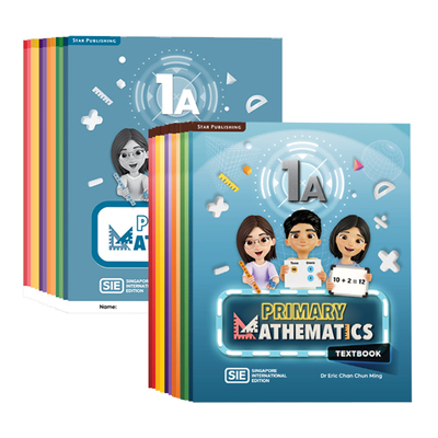 【自营】小学数学英语教材 Primary Mathematics 新加坡小学数学教材 1A-6B儿童英语数学系列探索式学习逻辑思维培养
