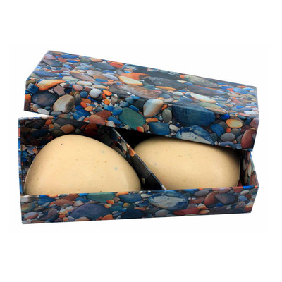 鹅卵石礼盒控油保湿补水手工皂