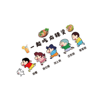 麻辣烫店铺墙面装饰网红东北老式氛围布置餐饮小吃广告海报贴纸画