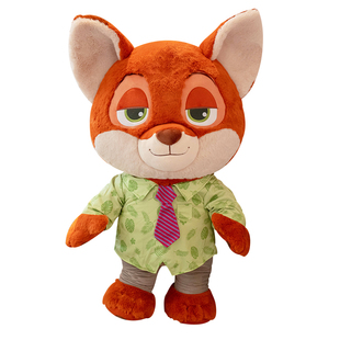 正版疯狂动物城兔子朱迪公仔狐狸尼克超大号毛绒玩具儿童礼物女