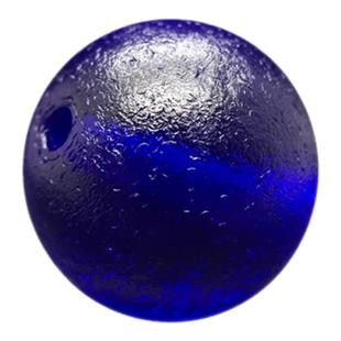 清代官造宫廷御用古法老琉璃散珠八旗蓝16mm朝珠文玩手串多宝配饰