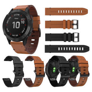 适用于佳明fenix8/7/6xpro/epix2/5X plus飞耐时3 HR/本能Instinct手表带935/945/MK1商务真皮Garmin快拆表带