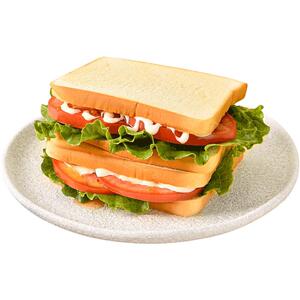 奶香白吐司面包整箱早餐代餐零食充饥三明治专用切片商用面包片边