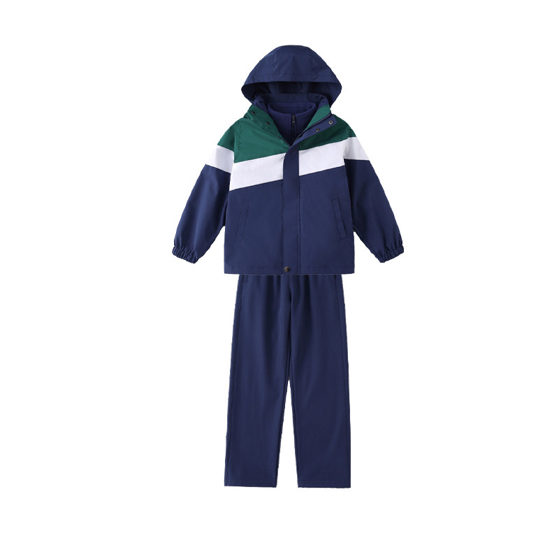 九江市统一校服冬装三件套加厚