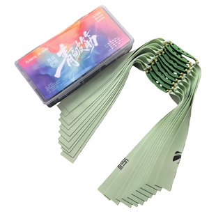 2515盒装普雷萨斯四代青白皮正品弹弓皮筋威力大高弹力耐用扁皮筋