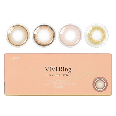 【百亿补贴】OLENS日抛美瞳4片自然混血小直径隐形眼镜