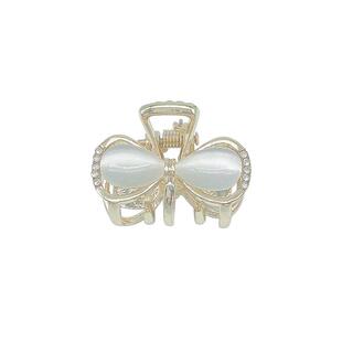 女小抓夹半扎发发饰2025新款高端前额刘海夹子头顶后脑勺小号发夹