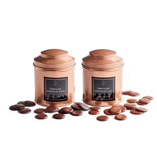 【预售】PM比利时小金罐黑巧牛奶巧克力片高端罐装休闲零食伴手礼