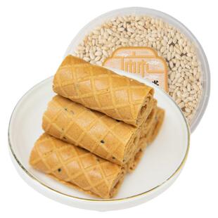 鸡蛋卷酥零食小吃休闲早餐饼干糕点心传统老式手工芝麻红糖蛋卷棒