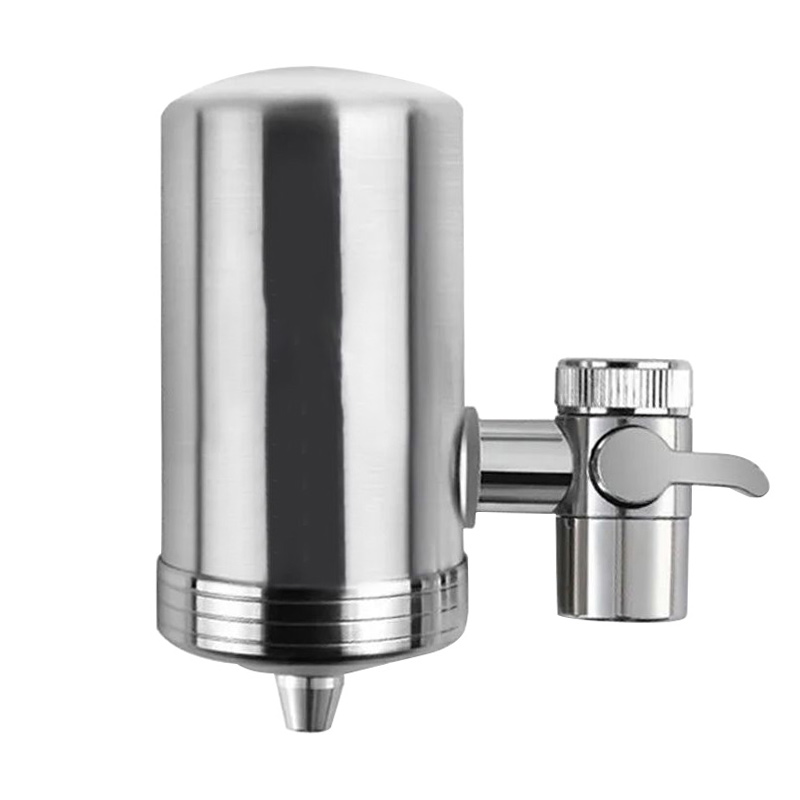 304不锈钢水龙头净水器家用自来水过滤器滤芯式多重净化滤水器