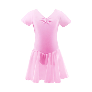 艾舞戈儿童舞蹈服芭蕾舞裙长袖练功服春秋女童形体跳舞裙中国舞服