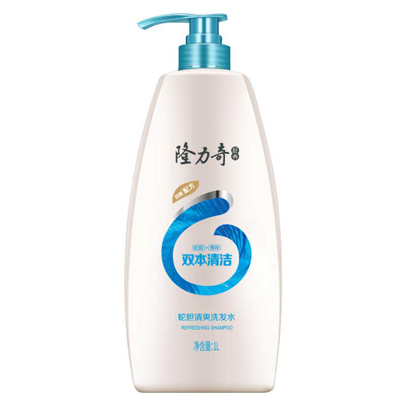 隆力奇洗发水蛇胆薄荷柔顺洗发露