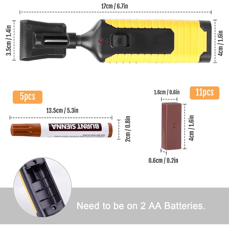 硬木地板维修套件-24件层压维修种颜色套件11乙烯基家具木地板带