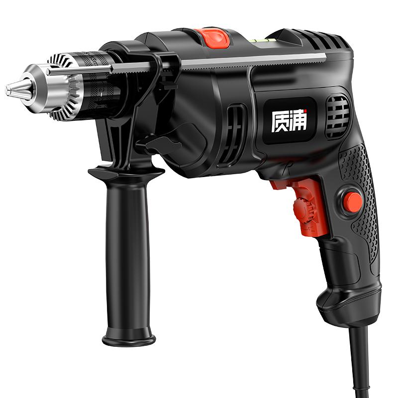 质浦冲击钻家用多功能电钻小型电锤手枪电转220v电动工具螺丝