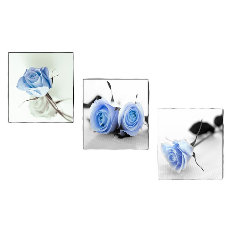 温馨浪漫风婚房花卉过道墙壁挂画