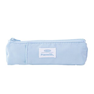 Planwith笔袋简约日系大容量文具袋ins风学生用中学生女孩新款文具不要动我的笔袋文具铅笔盒2024年新款
