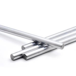 嘉立创FA 45号钢镀铬光轴圆棒10 12 16 25mm软硬轴加工30实心导向