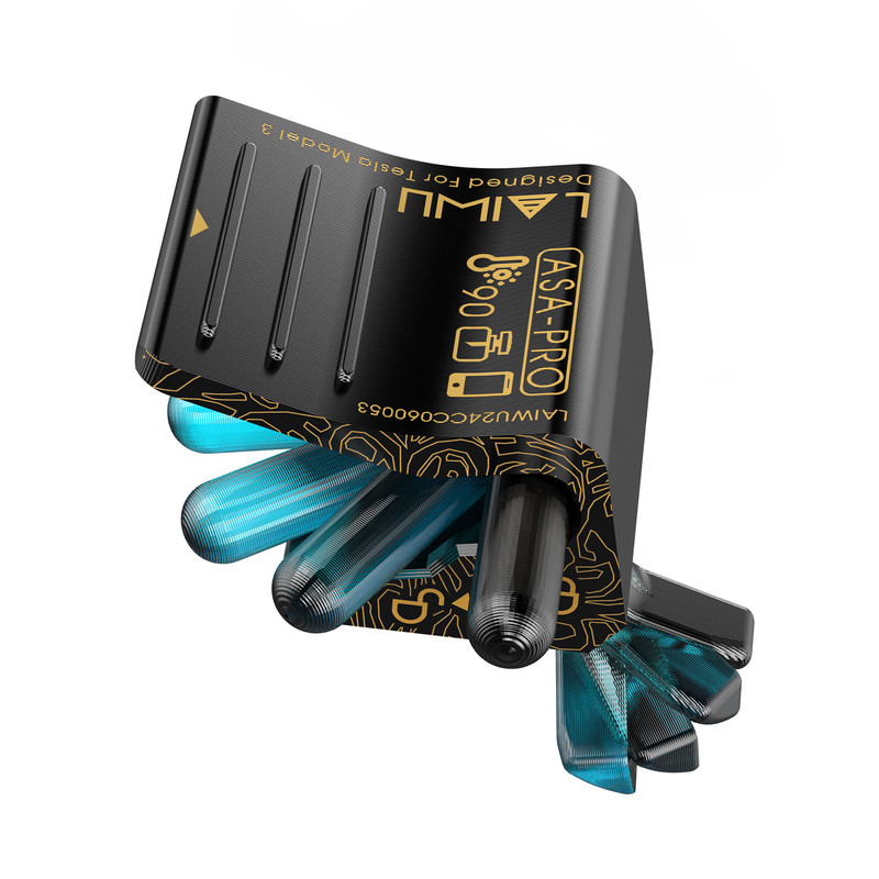 laiwu适用特斯拉焕新版modelY3出风口YL转换夹器头车载香薰支架丫