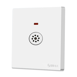 国际电工86型暗装二线声光控楼道感应延时白炽节能led灯声控开关