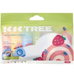 KK树一次性雨衣儿童上学专用小学生便携式压缩卡片雨披成人加厚款